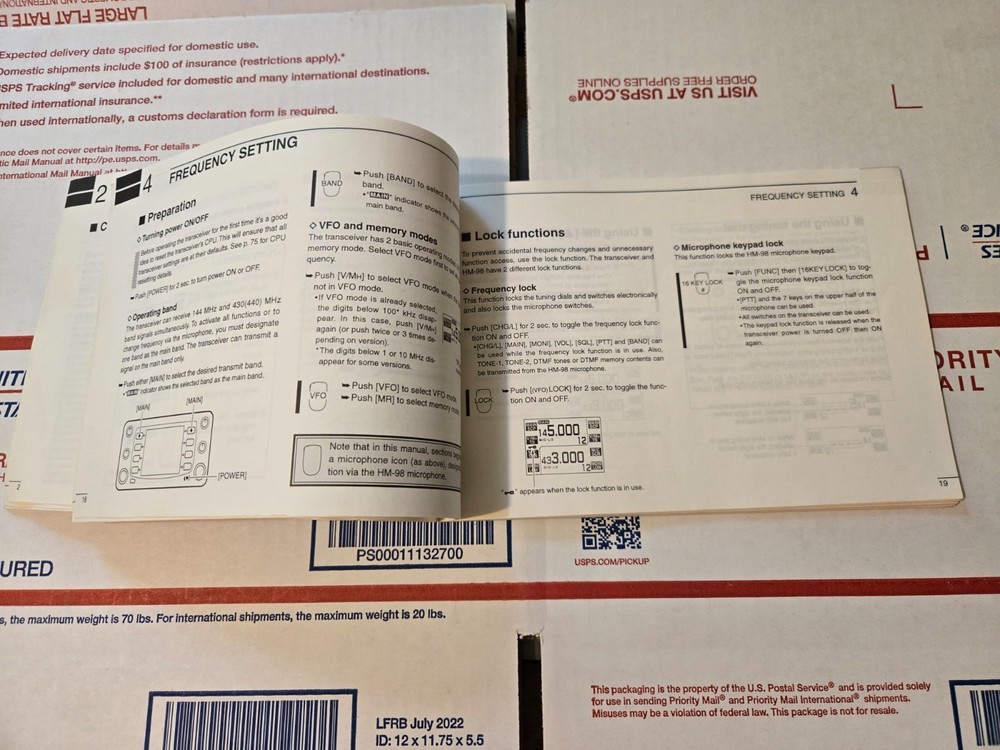 Icom IC-2800H Instruction Manual Original