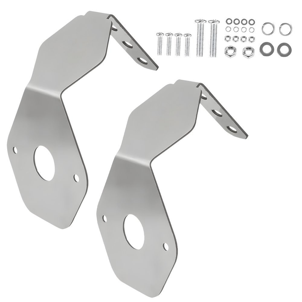 Watermelon Mirror Turn Signal Angled Bracket Stainless SET/2 - Light Not Include