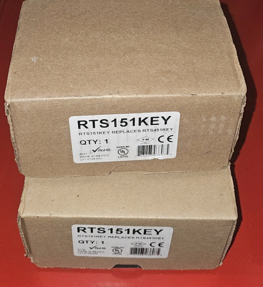 System Sensor RTS451KEY Remote Test Station, Key Switch