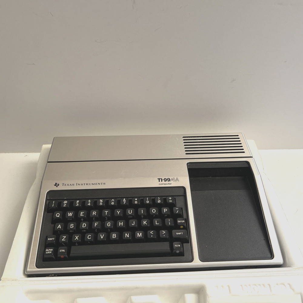 2) Texas Instruments TI-99/4A Computer w/ 1 Power Supply & Manuals Untested