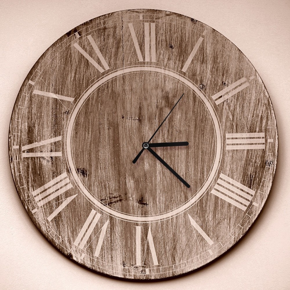 Clock Mechanism Replacement Kit with Mute Movement and Plastic Clock Hands