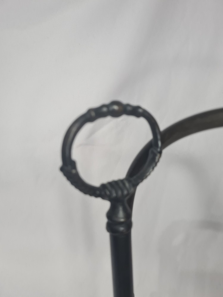 Statement Industrial Campaign Desk Lamp | Solid Heavyweight Task Light | 56cm