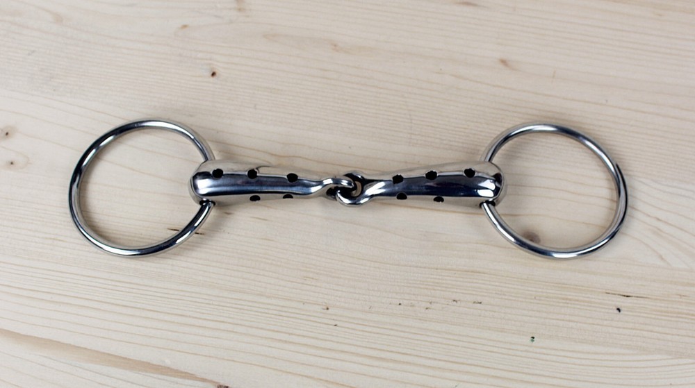 Hollow Snaffle Bit With Holes