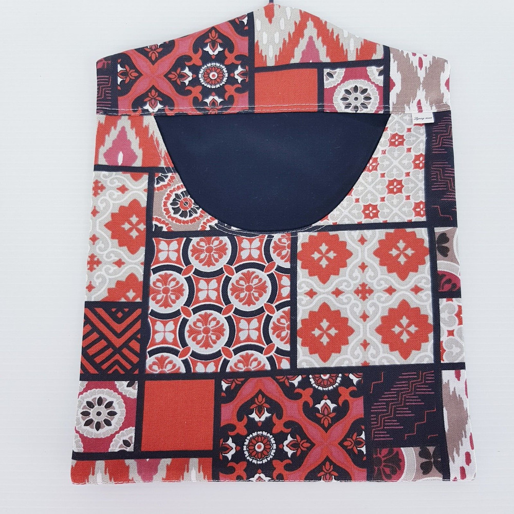 Peg Bag Handmade Red White Black Pattern Front Lined Laundry Clothes Peg Holder