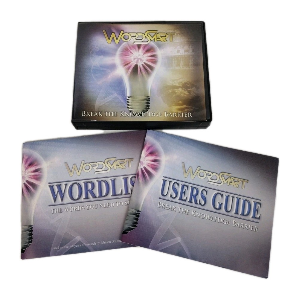 Word Smart Break The Knowledge Barrier Challenge CD Win Mac Student Homeschool