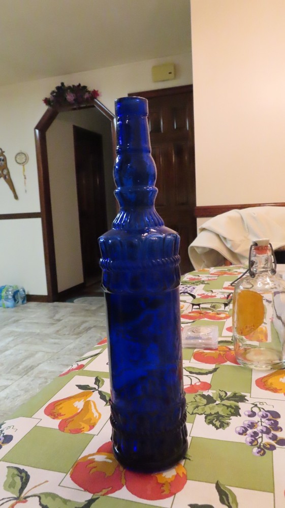 Blue Glass Bottle