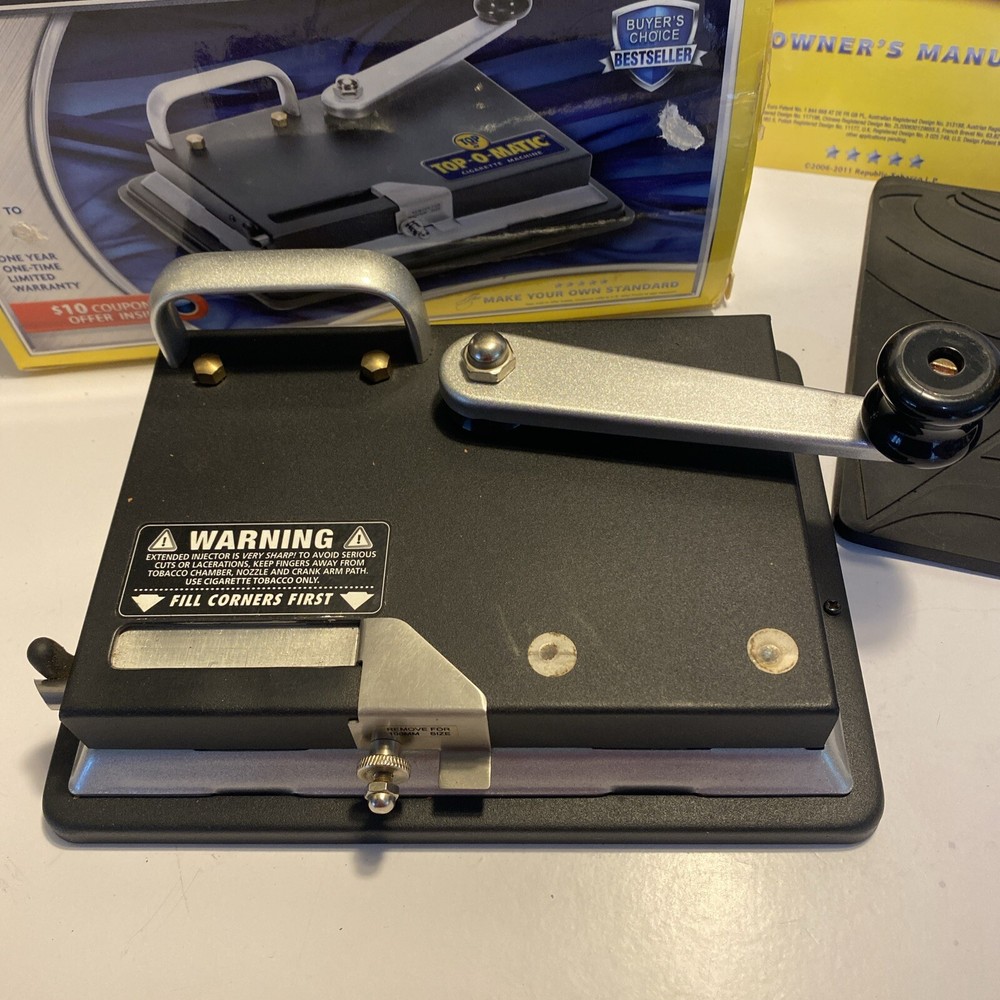T.O.P. Top-O-Matic Cigarette Rolling Machine