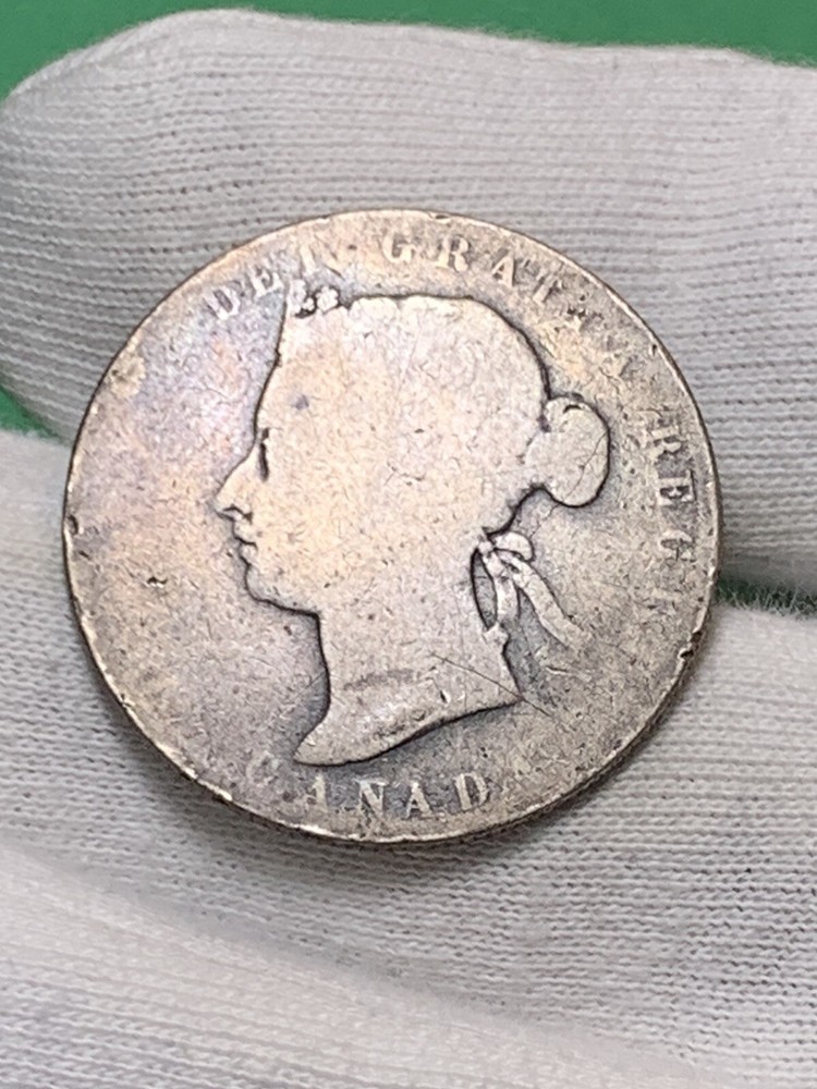 1881 H Canada Silver 50 Cents (A1324)