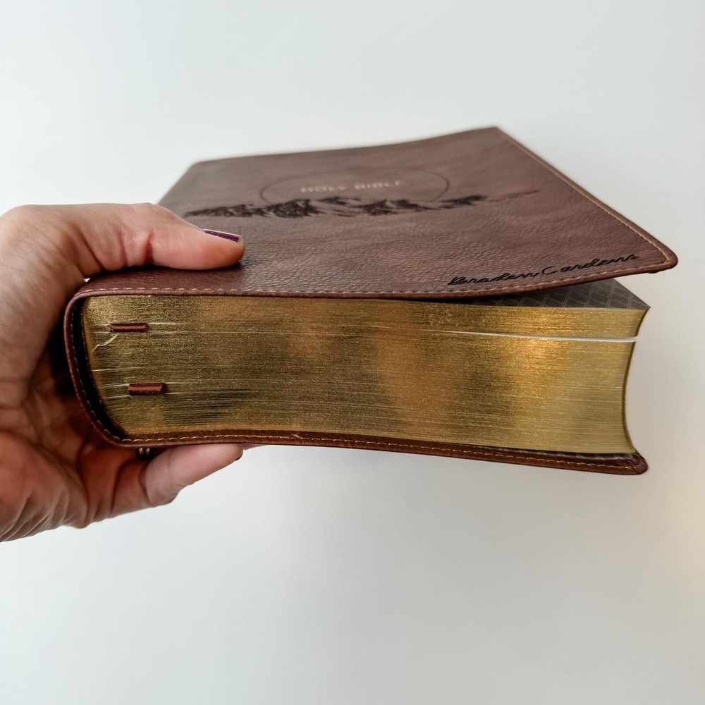 NKJV Journaling Bible - Mountain Range - Personalized