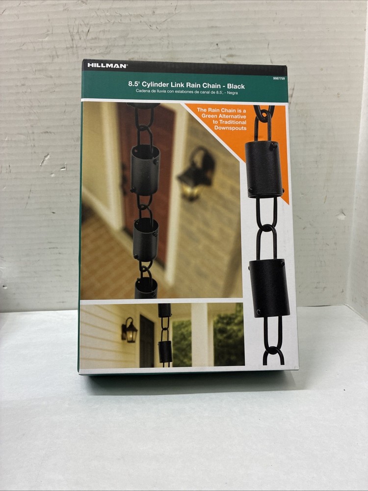 Cylinder Link Rain Chain - 8.5 FT -