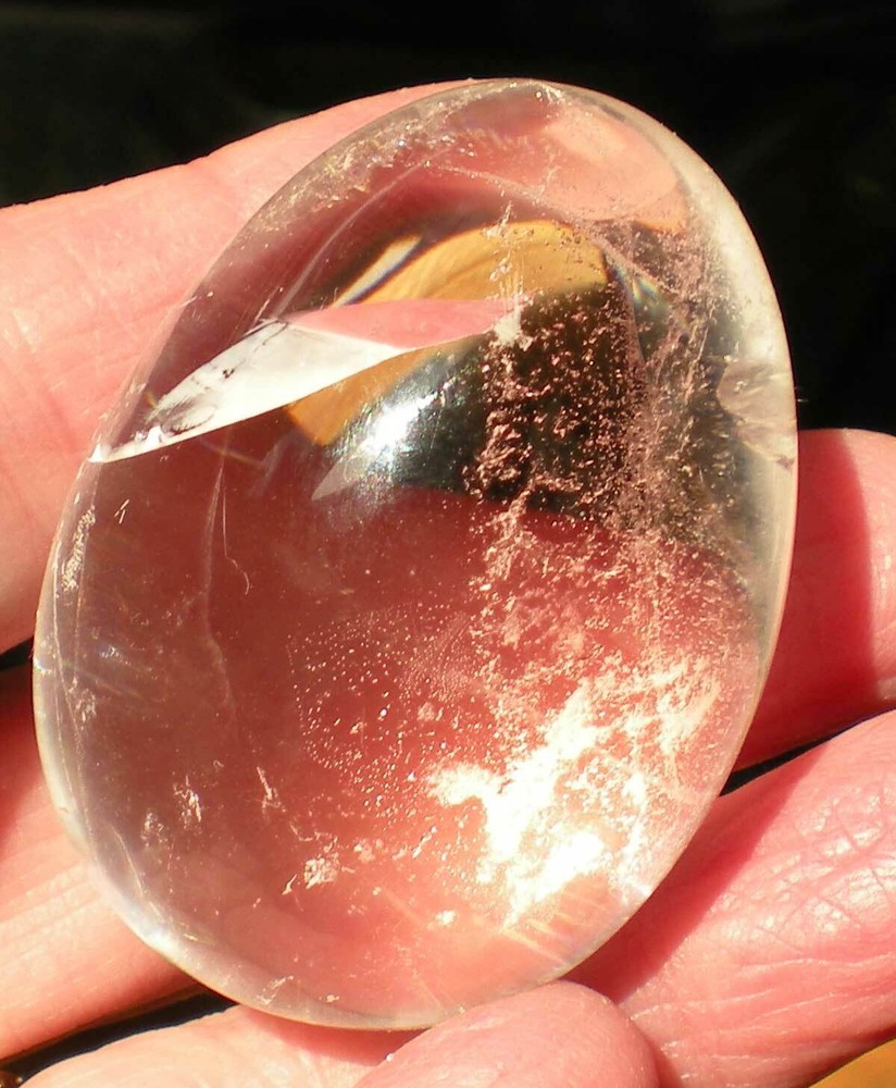 Clear Quartz Egg Carving Brazil sc1074