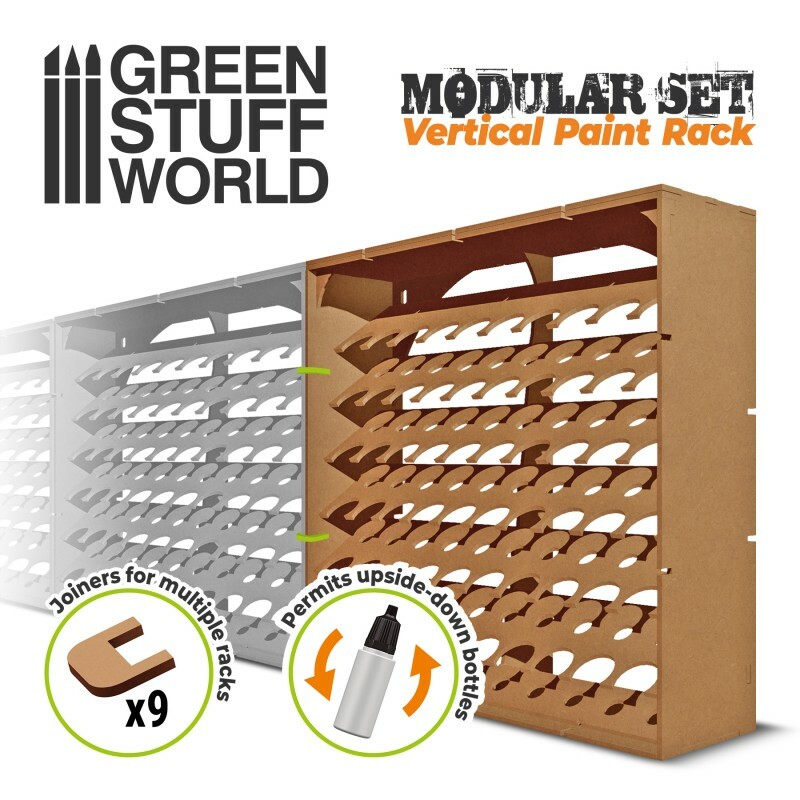 Modular Paint Rack 17ml - VERTICAL - modelling, Hobby organizer