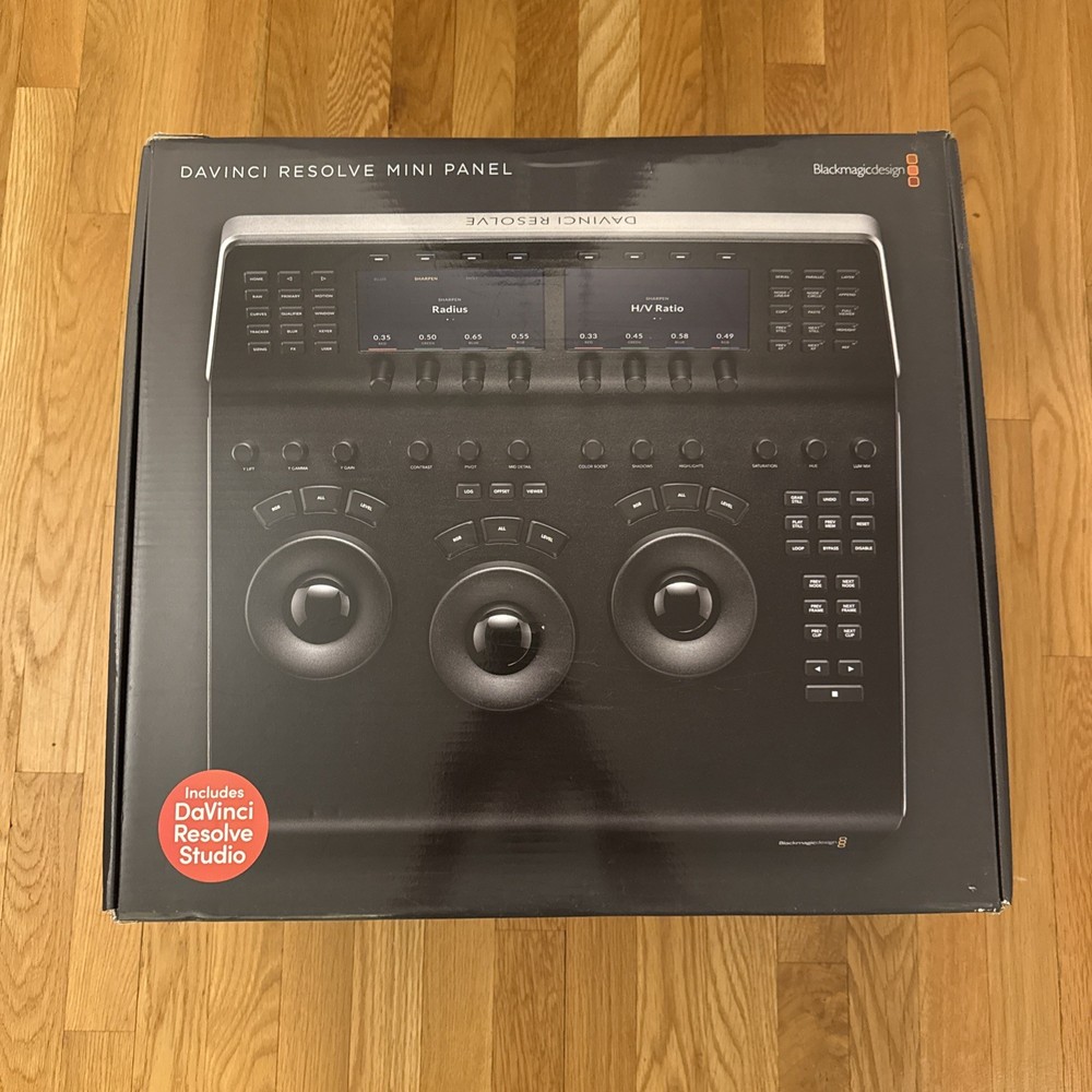 Blackmagic DaVinci Resolve Mini Panel Open-box MINT (NO Studio Software License)