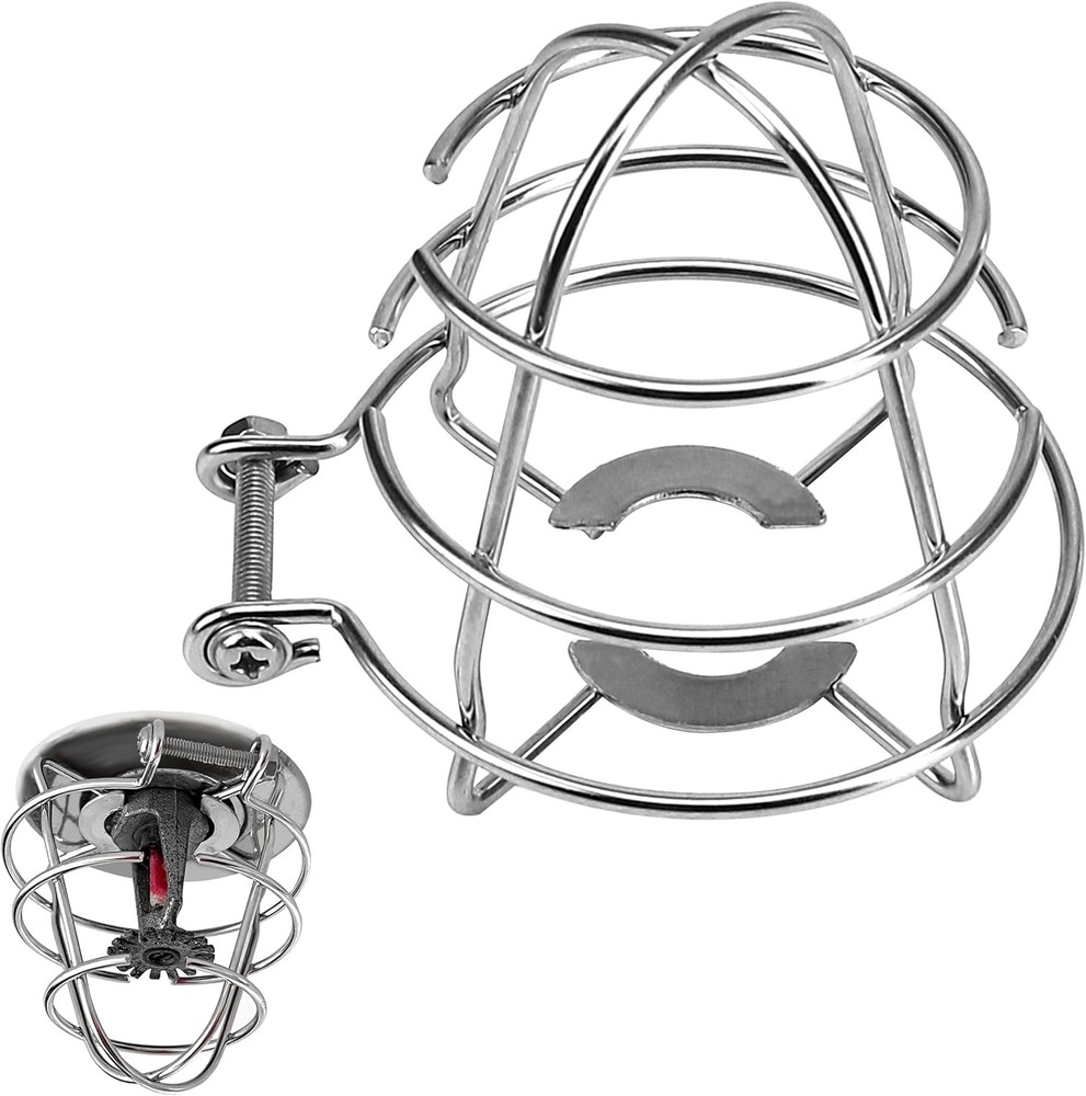 Fire sprinkler head guard cover