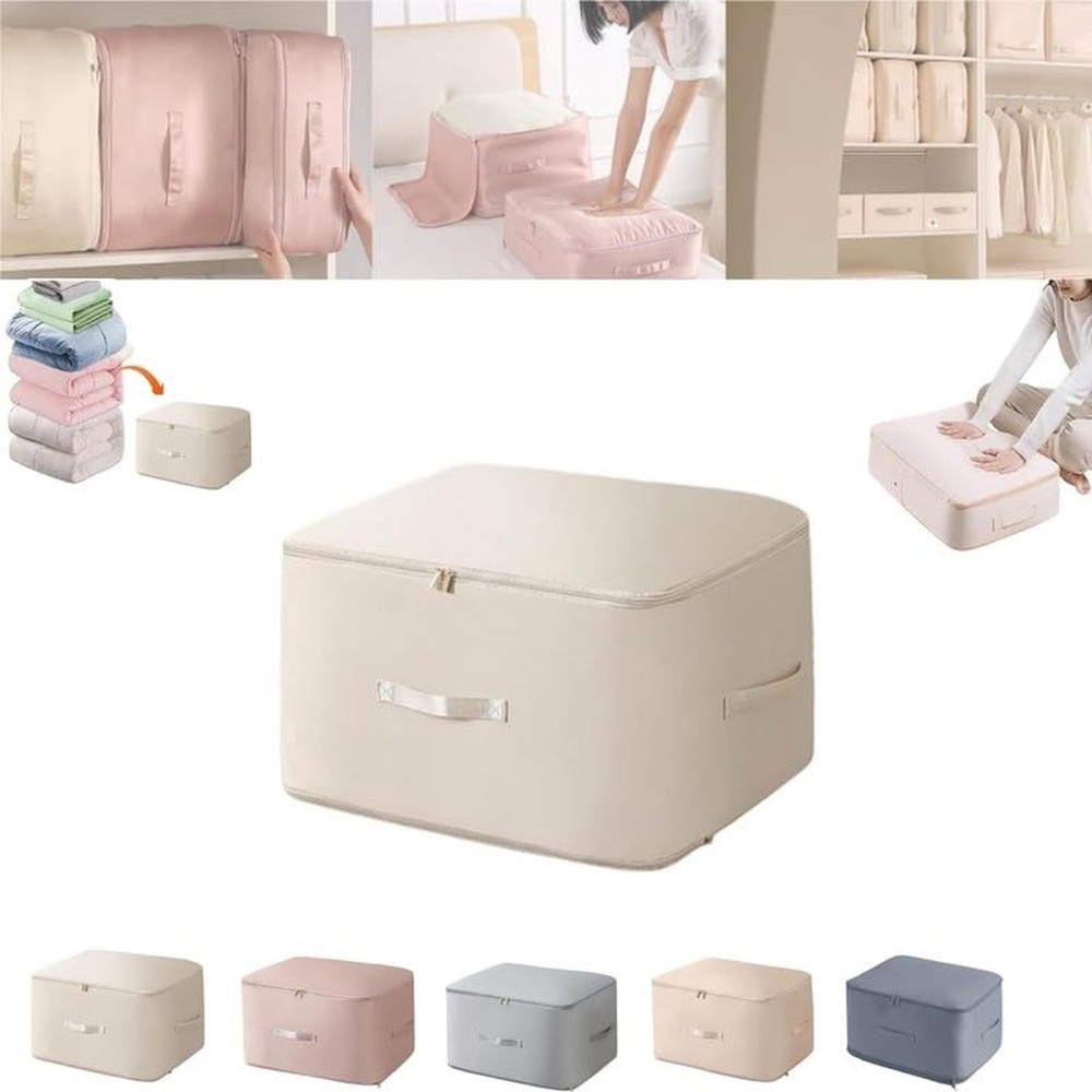 Space Saving Self Compression Organizer,Compression Duvet Storage Bag Large C...