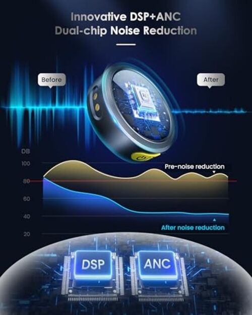 Wireless Lavalier Microphone for iPhone/Android, Lapel Mics with USB Lightning