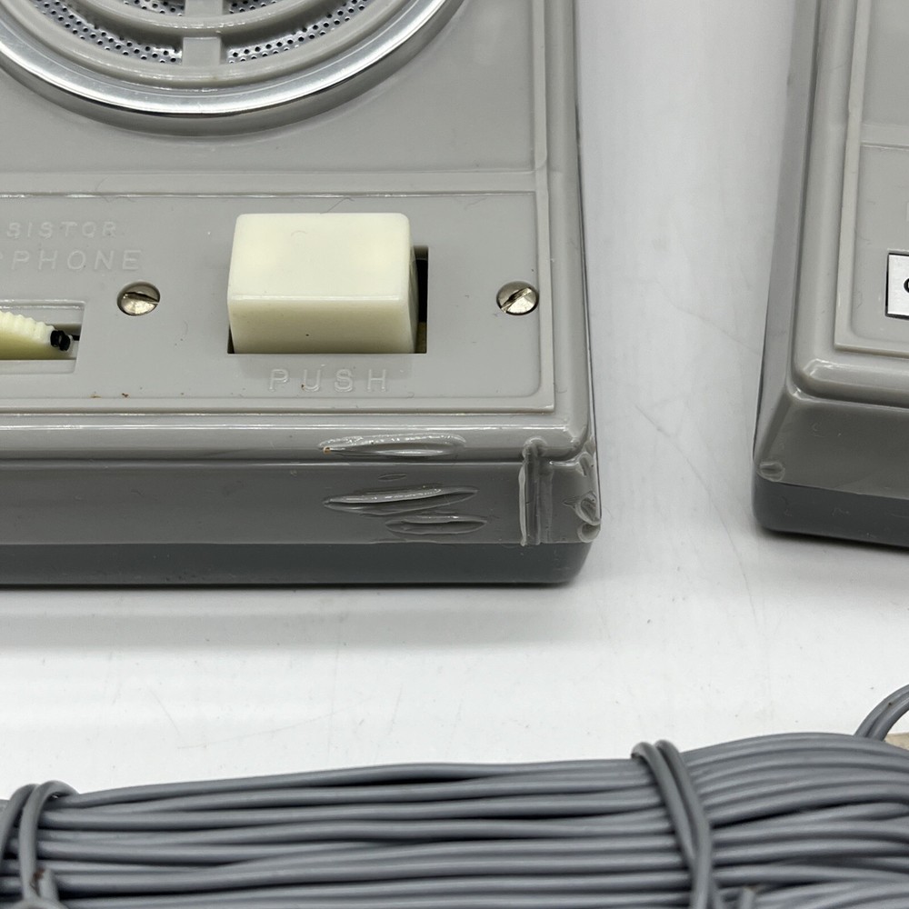 Vintage Chadwick 2-Station Transistor Intercom Model KE-10 NOS