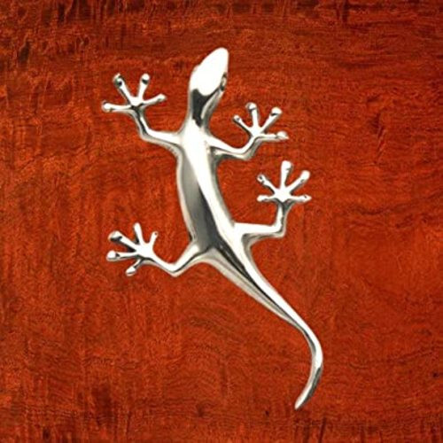 Wild Things Sterling Silver Gecko Pendant w/Hidden Bail