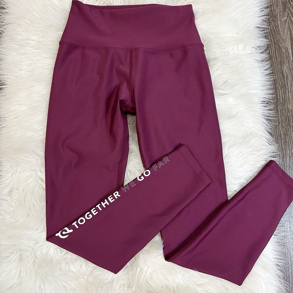 Peloton Womens Legging Size Medium Pull On Spellout Leg Activewear Gym