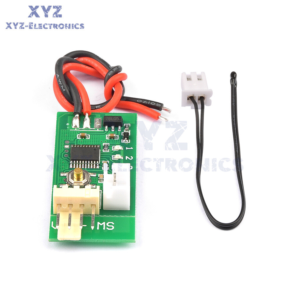 DC 12V PWM Fan Temperature Controller 4-Wire Speed Governor Board