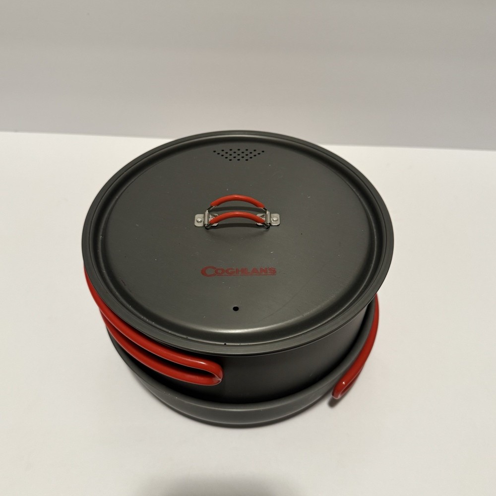 Coghlans Hard Anodized Aluminum 7 Piece Nesting Cookware Set Camping