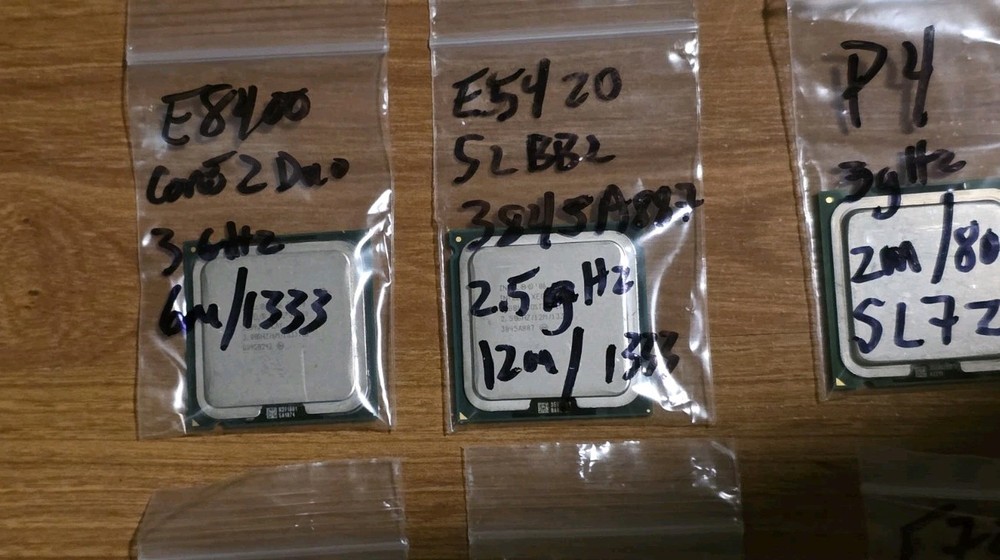 ( 8 ) Intel GA775 Socket CPU Processors Great Little Lot!