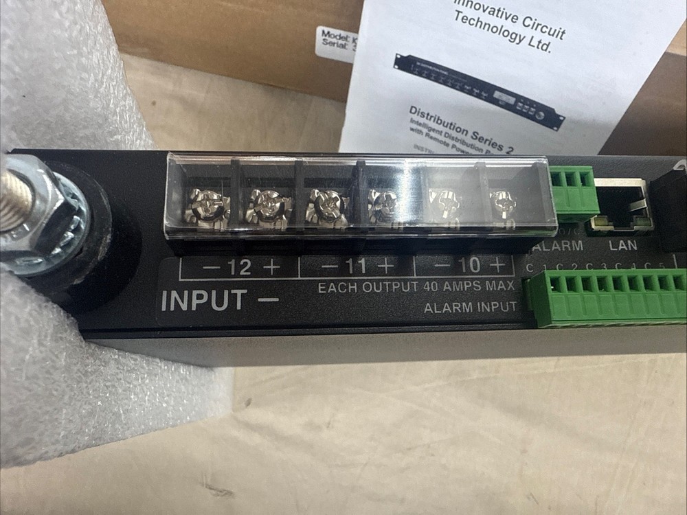 ICT DC Distribution Panel 12 Or 24VDC ICT180SE-12IRC With Remote Power Control