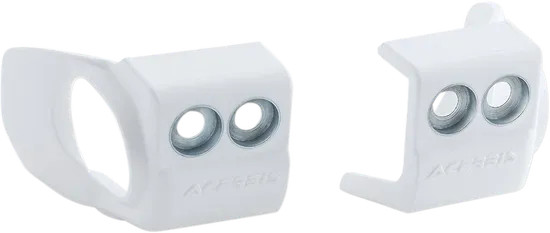 Acerbis White Fork Shoe Boot Protector Pair