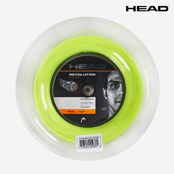 HEAD Revolution 1.25mm 17G 110m 360ft Squash String Racket Racquet String NWT