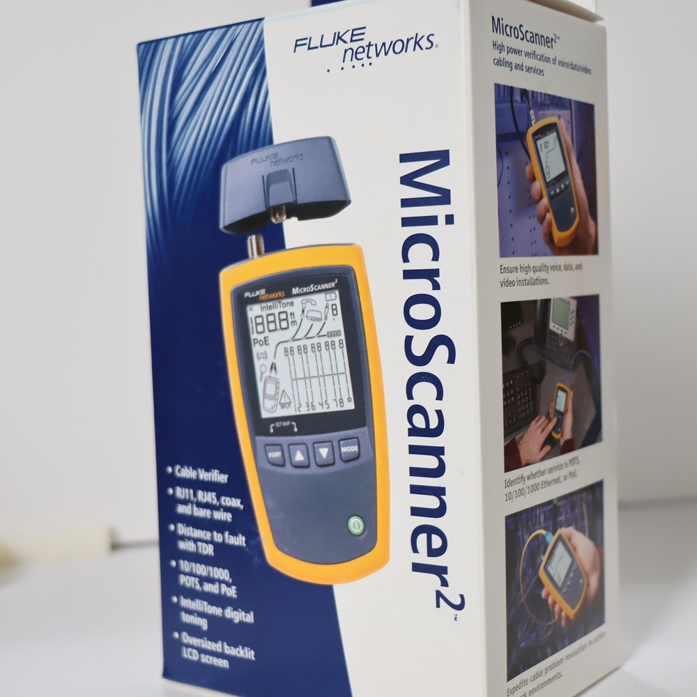 Fluke Networks MS2-100 Microscanner2 Cable Verifier