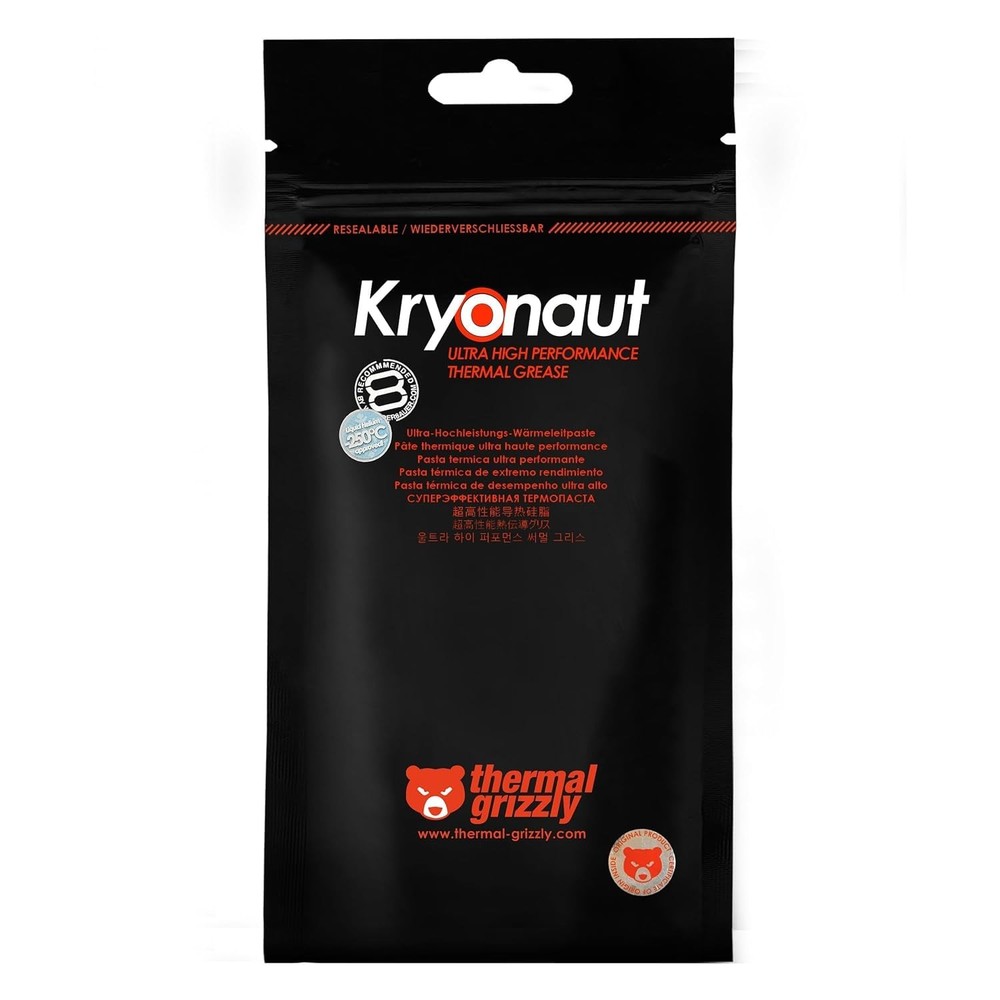 Thermal Grizzly Kryonaut CPU Thermal Paste - High Performance PC Thermal Paste