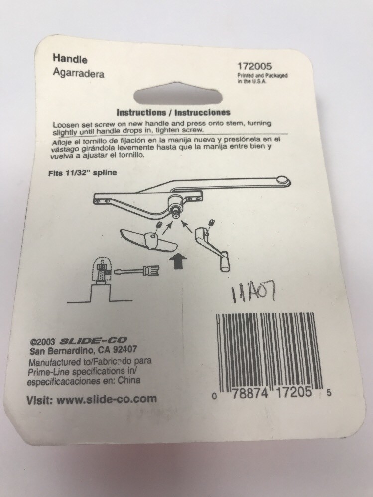 Prime-Line Window Hardware- Handle- 172005
