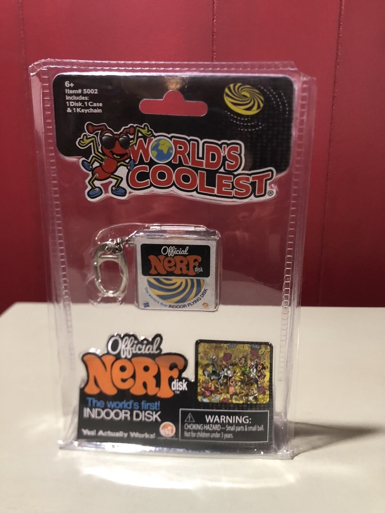 World's Coolest Official Nerf Disc Keychain