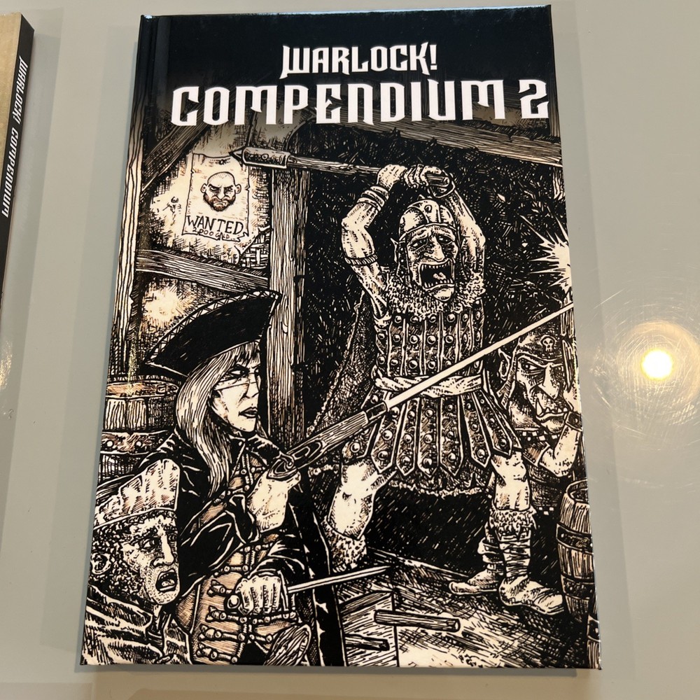 Warlock! RPG Compendium Vol 1, 2 & 3 + Goblin By Fire Ruby Designs BOSR