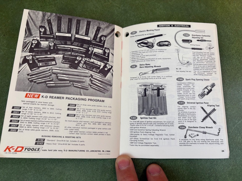 K-D Tools No.69-P General Tool Catalog 1971
