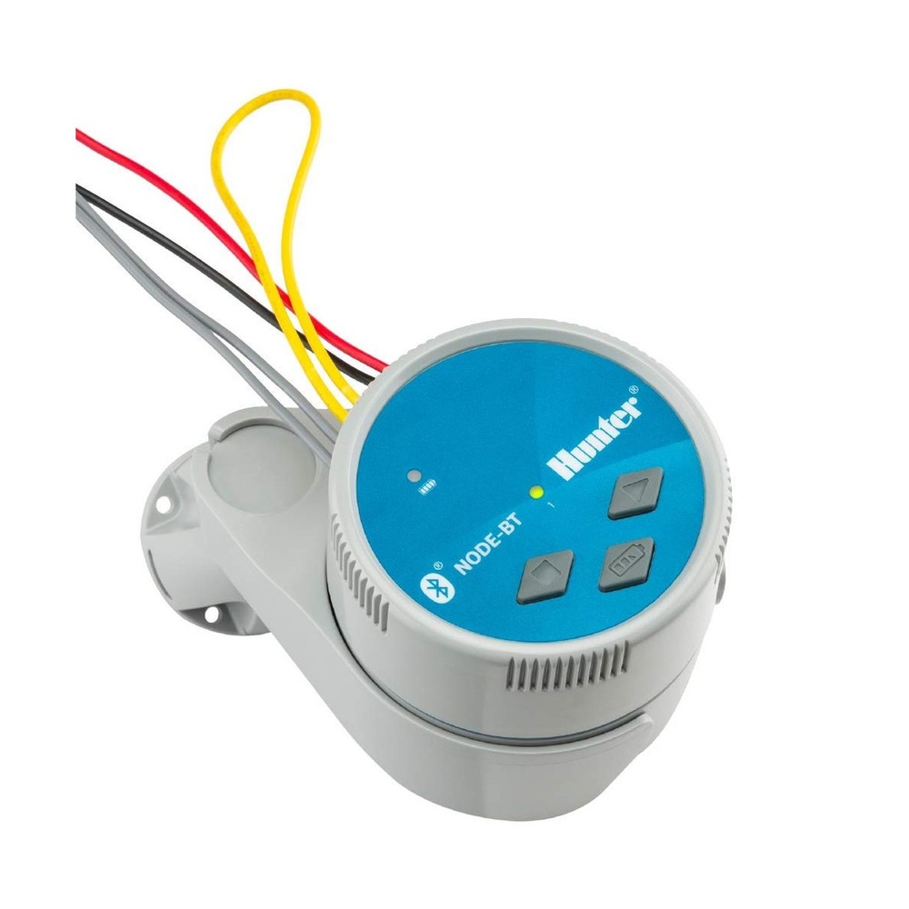 Hunter NODE-BT-100 Bluetooth Battery Operated Sprinkler Controller with Solen...