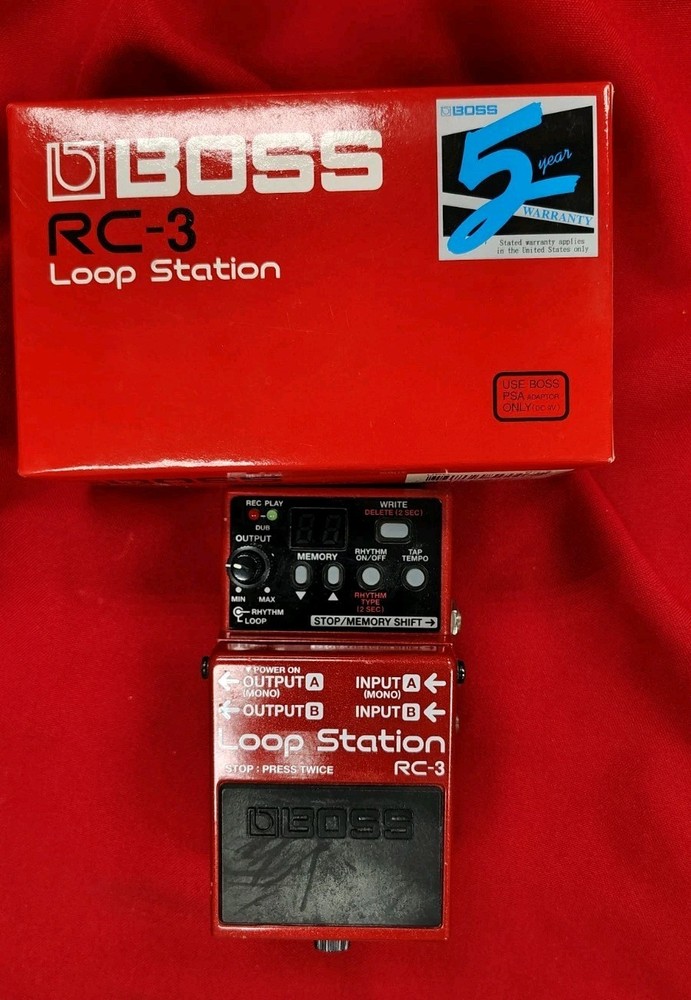 BOSS RC-3 LOOPER EFFECTS PEDAL