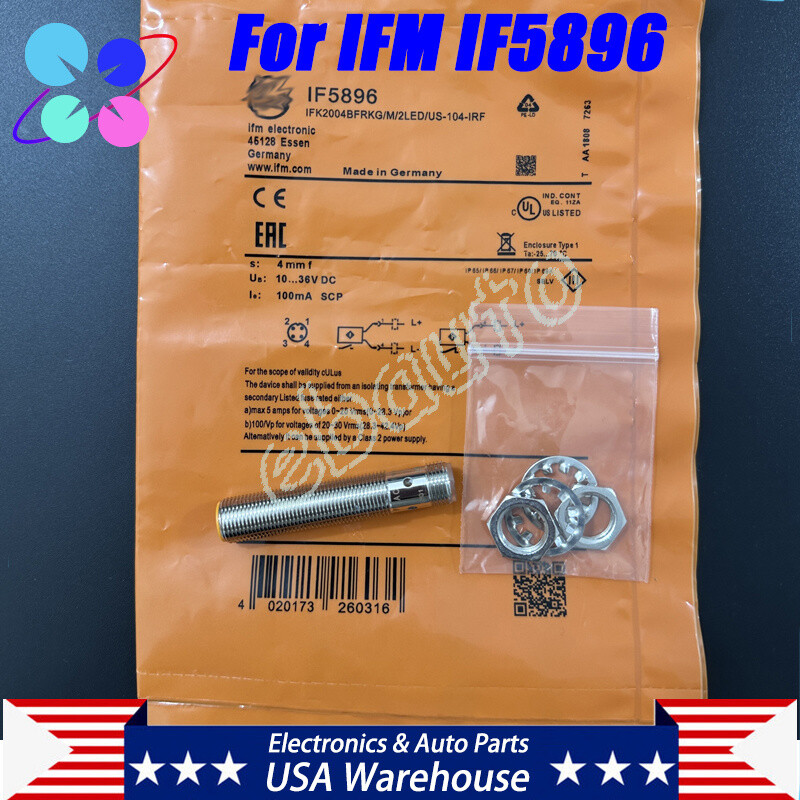 New Replacement For IFM Efector IF5896 Proximity Sensor IFS896