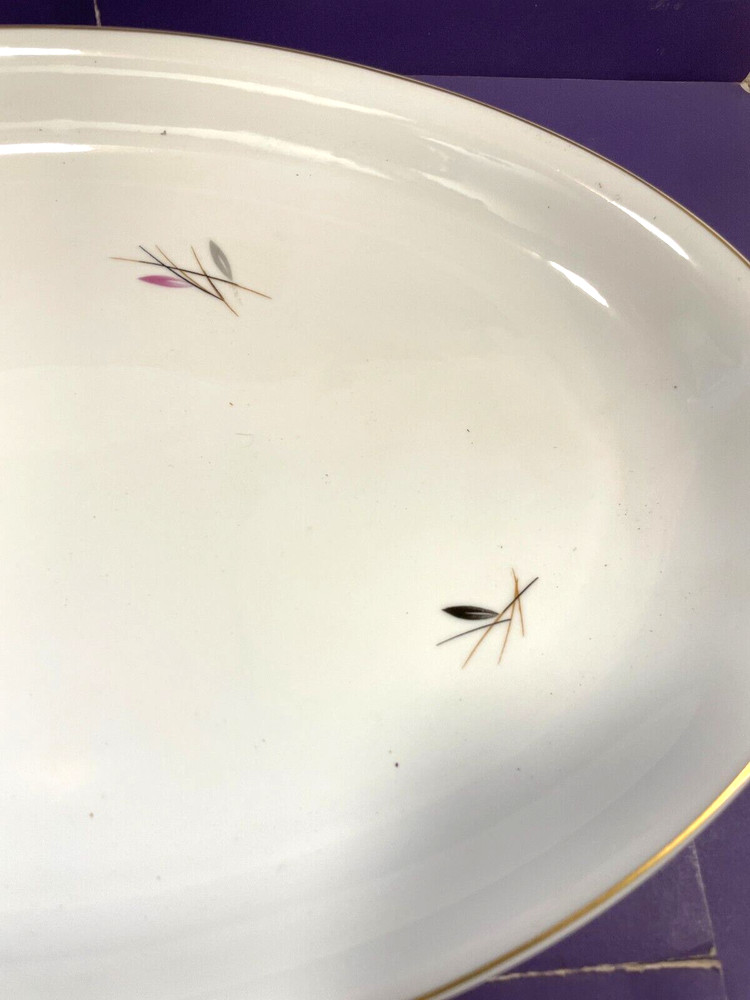 Rosenthal GEISHA Pattern China Oval Serving Platter 15 1/4"