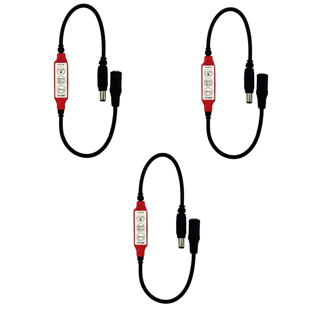 3 pack flicker effects control for LED lighting flame simulation for fake fau...