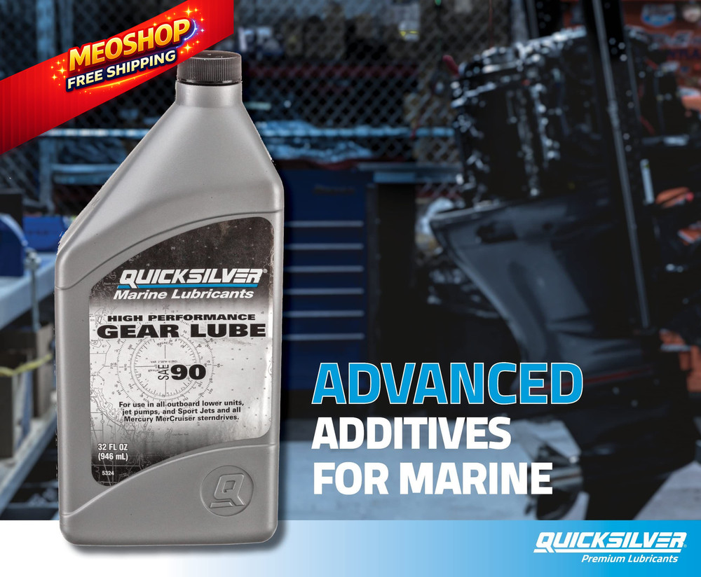 Quicksilver SAE 90 High Performance Gear Lube for 32 oz, Unspecified
