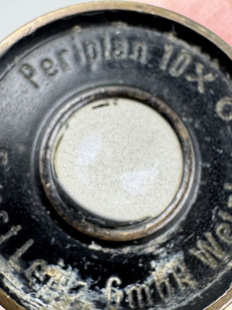 Vintage E Leitz Wetzlar 10x Microscope Eyepiece Periplan O