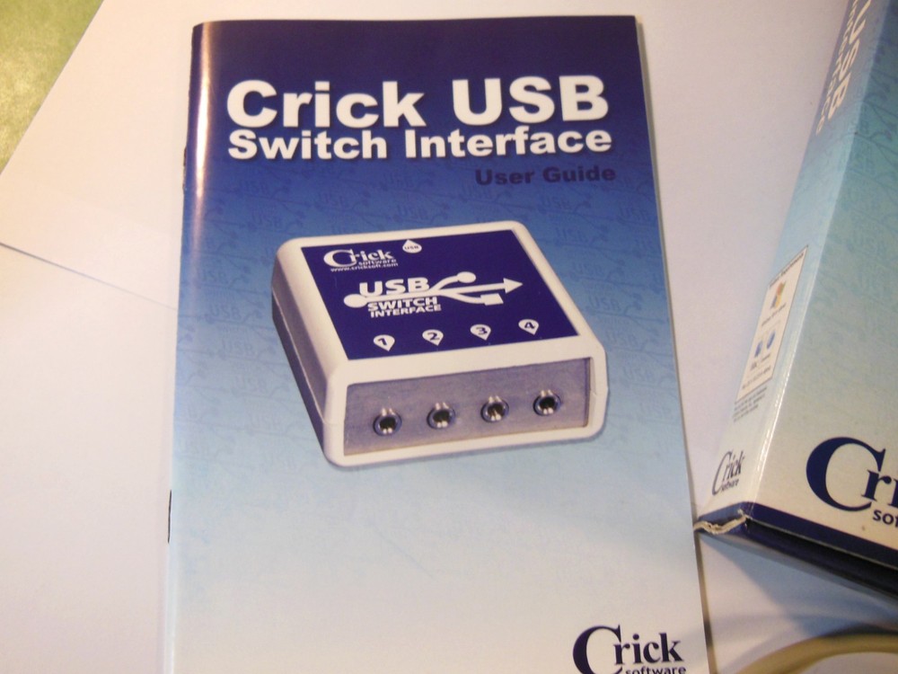 CRICK USB Switch Interface, New Old Stock w/ Software, Cable & User Guide, Nice