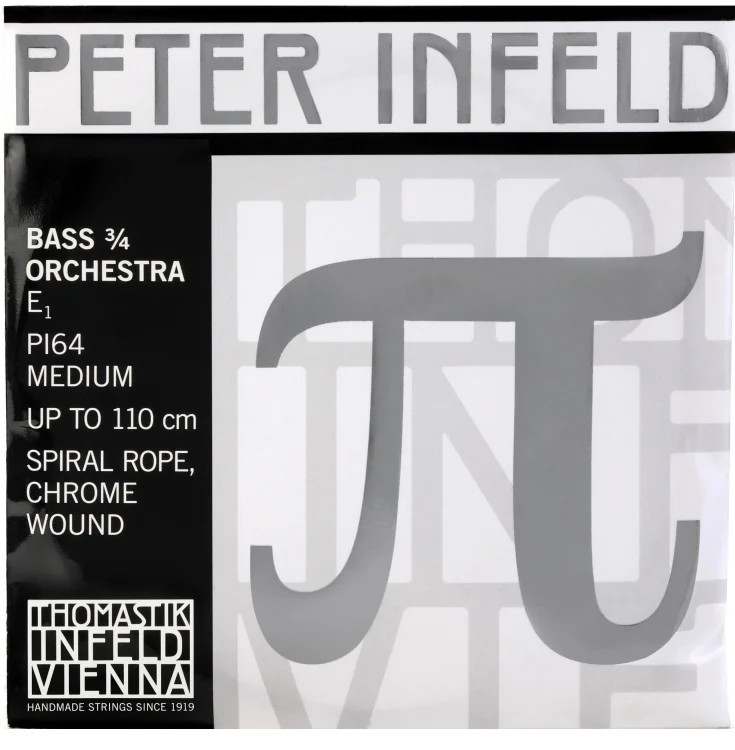 Thomastik-Infeld PI64 Peter Infeld Orchestra Double Bass E String - 3/4 Size,