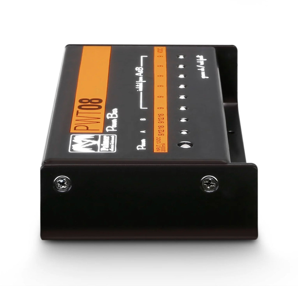 Palmer Universal Pedalboard Power Supply 8 Outputs 2 with Adjustable Voltage