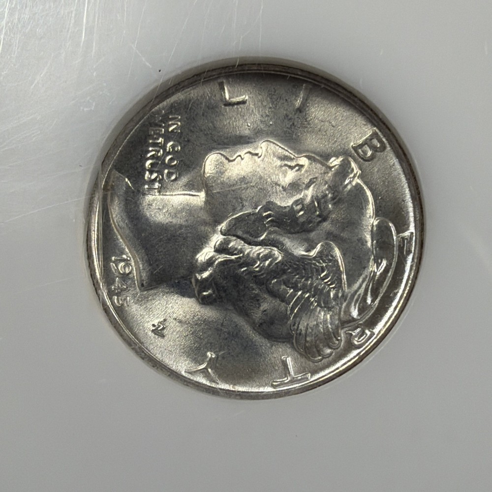 1945 Mercury Dime 10C NGC MS65