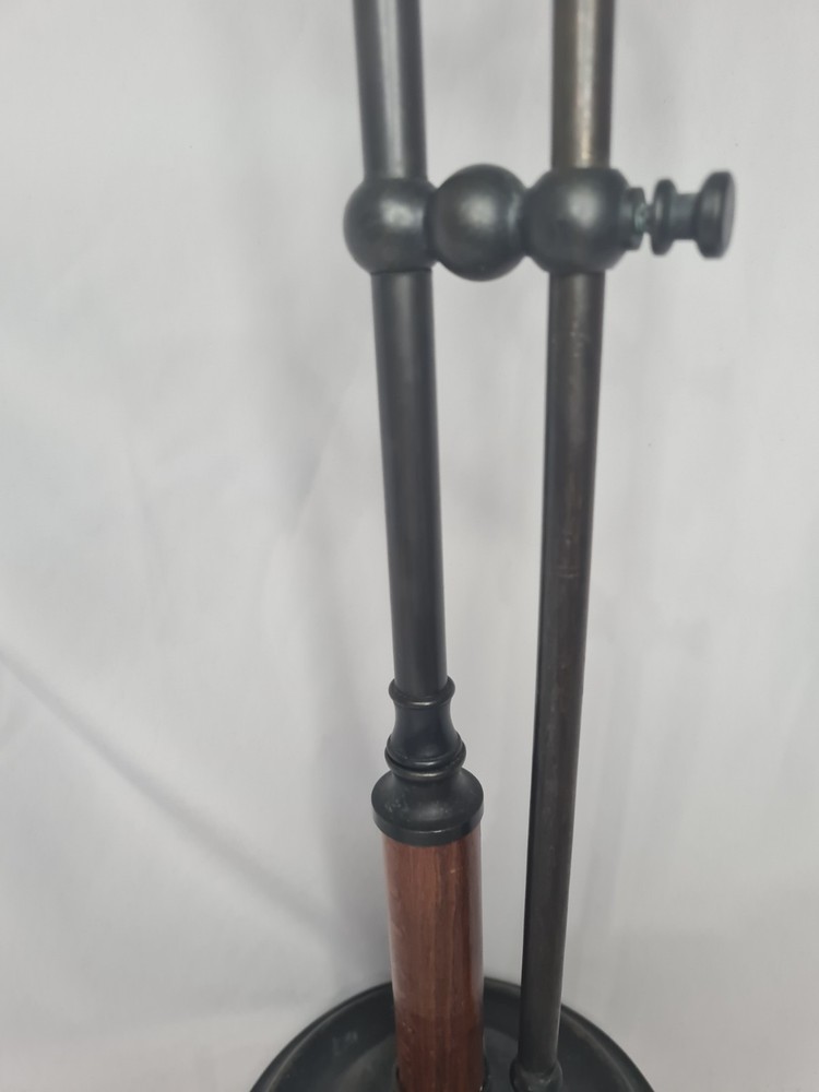 Statement Industrial Campaign Desk Lamp | Solid Heavyweight Task Light | 56cm