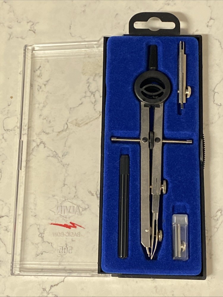 ALVIN 505V BASIC-BOW COMBINATION COMPASS WITH BEAM BAR FREE SHIPPING