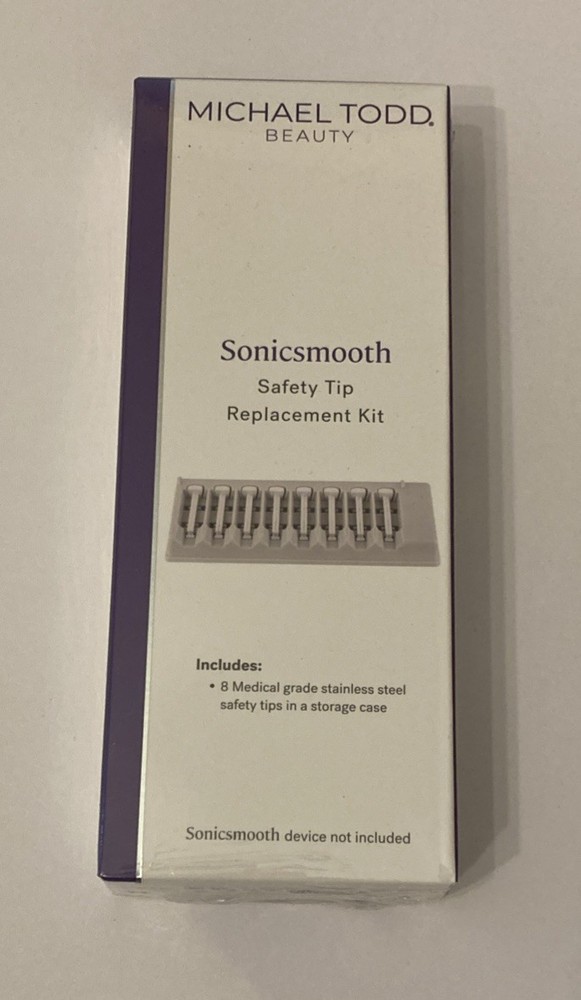 NEW Michael Todd Beauty SONICSMOOTH 8 Safety Tips Replacement Kit Microderm