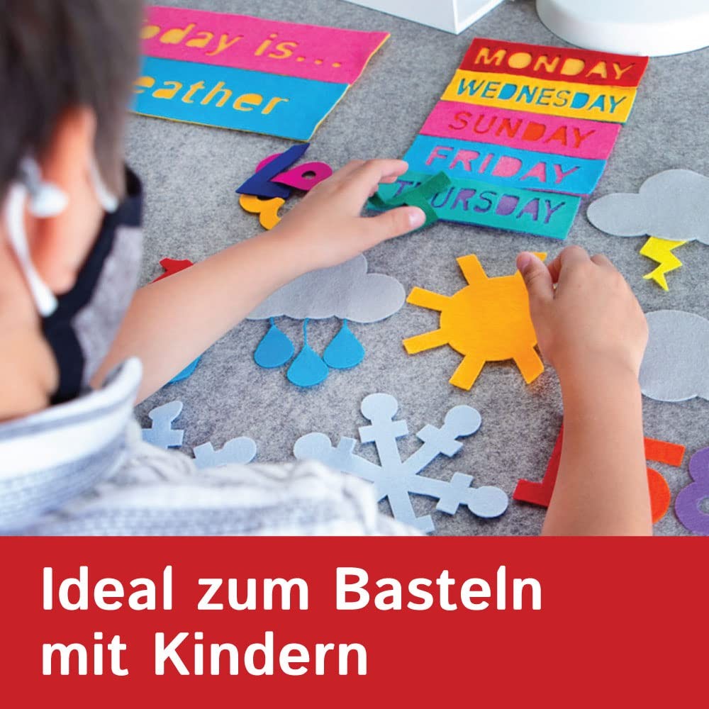 9" x 12" Acrylic Craft Felt Sheets, Light Pink